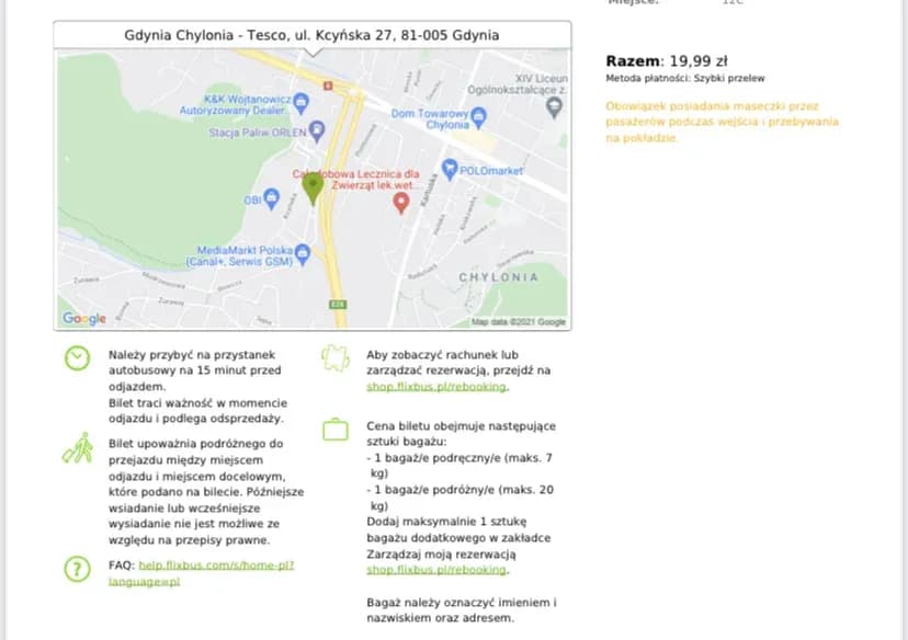 Flixbus Gdynia: Skąd odjeżdża? Dokładny adres i wskazówki