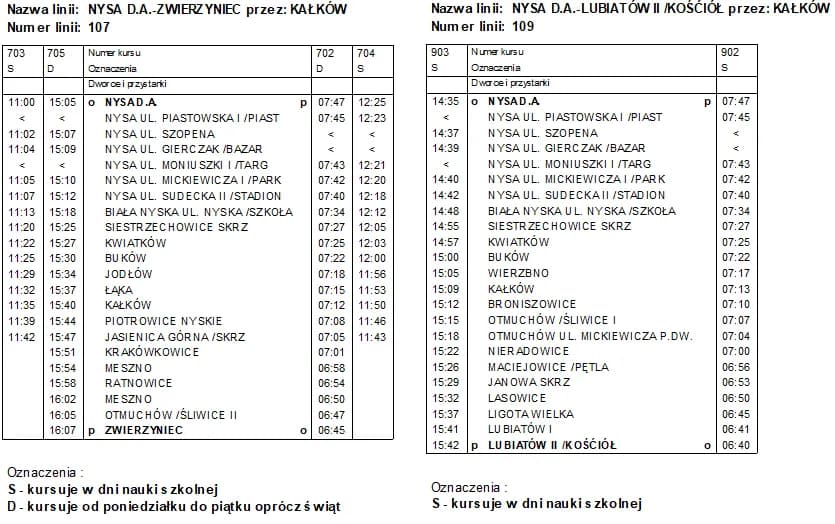 Skąd odjeżdża autobus Nysa? Adres, przewoźnicy, dojazd!